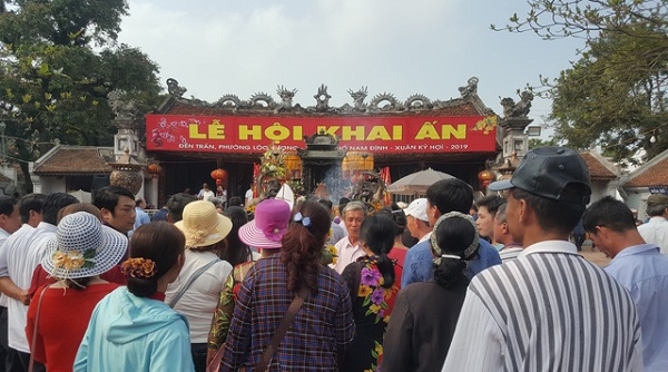 Nam Định dừng lễ hội khai ấn Đền Trần xuân Tân Sửu năm 2021