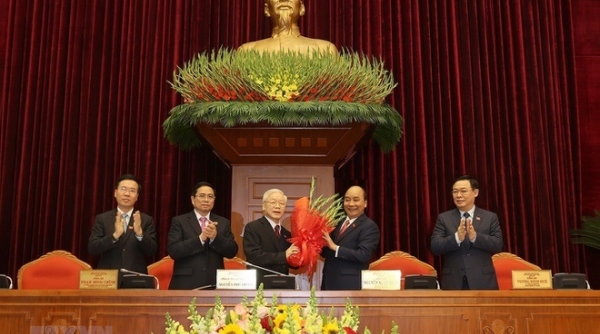 Đồng chí Nguyễn Phú Trọng được tín nhiệm bầu làm Tổng Bí thư Ban chấp hành Trung ương Đảng khóa XIII