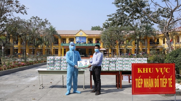 Vinamilk hỗ trợ 45.000 hộp sữa cho hơn 800 trẻ em đang cách ly ở Hà Nội, Hải Dương, Hải Phòng