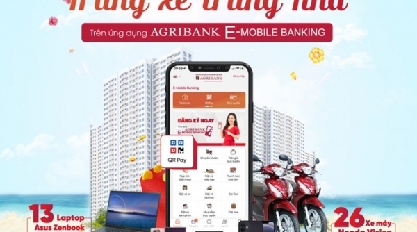 Thanh toán QR Pay nhận “siêu quà tặng” trên ứng dụng Agribank E-Mobile Banking