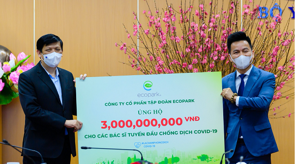 Hải Dương: Công ty Ecopark hỗ trợ 10 tỷ đồng chống dịch COVID-19