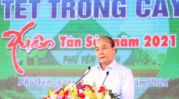 Thủ tướng Nguyễn Xuân Phúc dự lễ phát động Tết trồng cây tại tỉnh Phú Yên