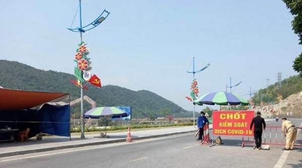Gỡ bỏ hai chốt kiểm soát phòng, chống dịch Covid-19 ở huyện Vân Đồn