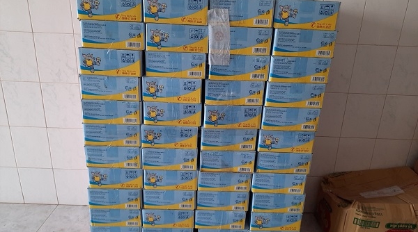 Trà Vinh: Phát hiện 2.304 hộp sữa nghi giả mạo nhãn hiệu Nutifood