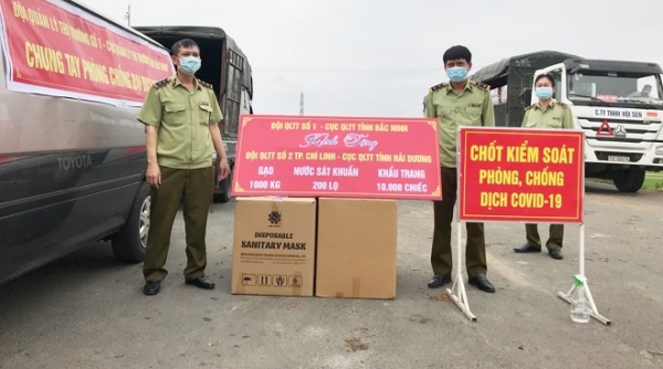 Cục QLTT Bắc Ninh: Đồng hành cùng Hải Dương phòng chống dịch Covid-19