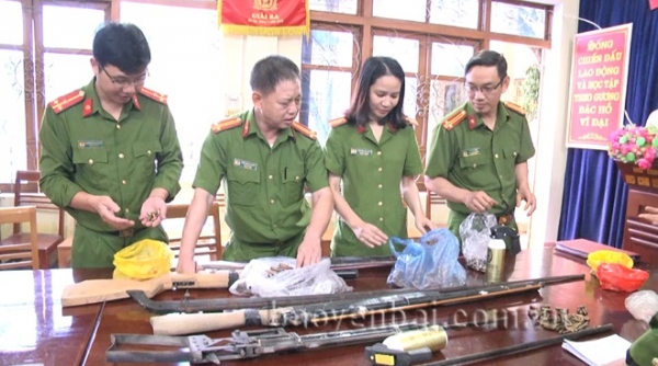 Công an tỉnh Yên Bái tăng cường kiên quyết xử lý những trường hợp buôn bán vũ khí vật liệu nổ