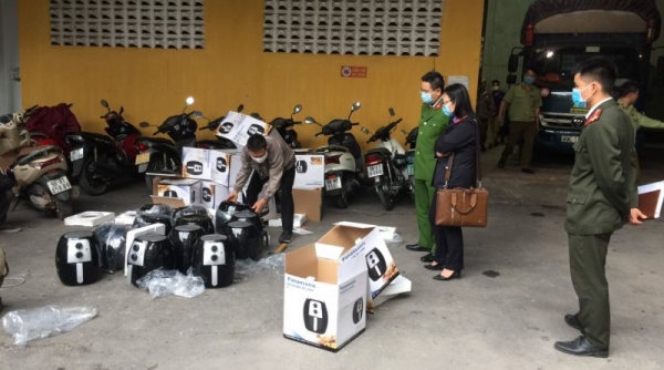 Cục QLTT Bắc Giang tiêu hủy 16.809 đơn vị sản phẩm, trị giá gần 500 triệu đồng