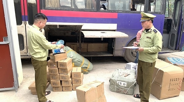 Thu giữ hơn 7.500 sản phẩm hàng gia dụng nhập lậu tại Lạng Sơn