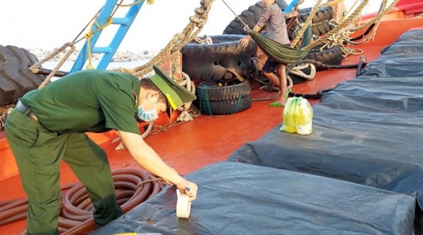 Biên phòng Kiên Giang: Bắt giữ vụ vận chuyển hơn 200 nghìn lít dầu DO không rõ nguồn gốc