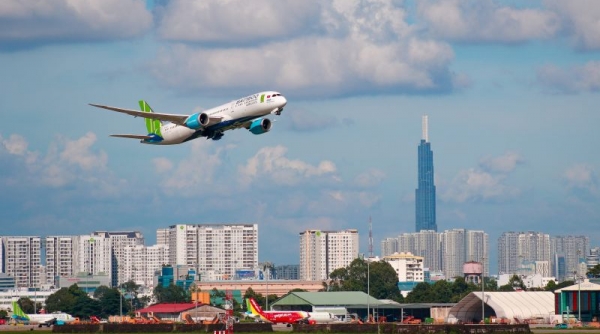Bamboo Airways bay đúng giờ nhất trong tốp 3 hãng hàng không lớn vào quý I