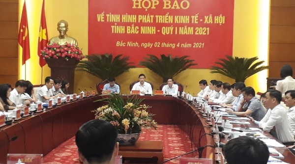 Bắc Ninh: Họp báo thường kỳ Quý I/2021