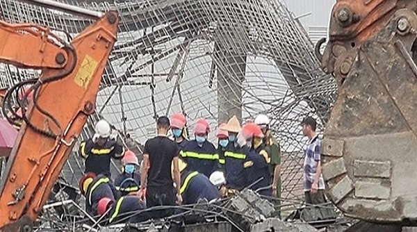 Bắc Ninh: Sập giàn giáo công trình xây dựng khiến hai công nhân tử vong