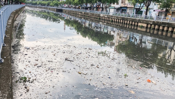 TP. HCM: Hàng chục tấn cá chết trên kênh Nhiêu Lộc - Thị Nghè