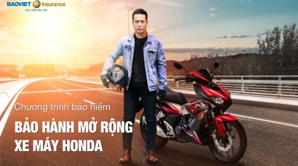 Tăng lợi ích cho khách hàng với gói bảo hành mở rộng xe máy Honda của Bảo hiểm Bảo Việt