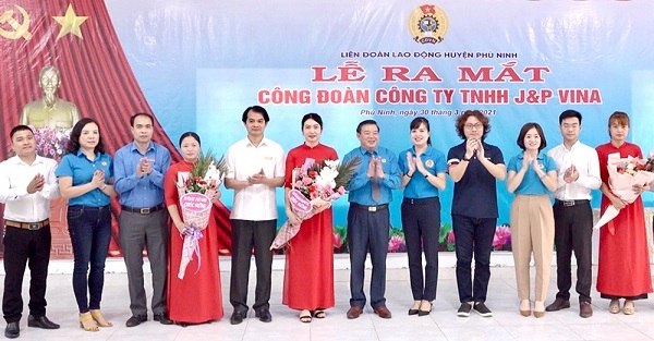 Phú Thọ: Thành lập mới 8 Công đoàn cơ sở trong quý I/2021