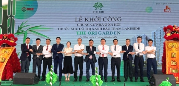 Đà Nẵng: Khởi công xây dựng dự án nhà ở xã hội và chung cư chất lượng cao Bàu Tràm - The Ori Garden