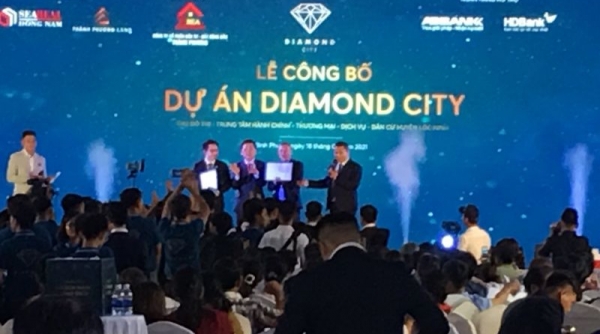 Lộc Ninh (Bình Phước): Chưa hoàn thiện hạ tầng, dự án Diamond City đã rao bán rầm rộ?