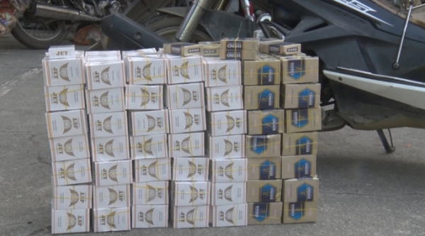 Thu giữ 6.500 bao thuốc lá nhập lậu từ Campuchia về Việt Nam