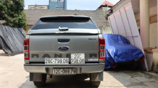 Lạng Sơn: Sử dụng xe mang biển số giả vận chuyển hàng hóa vi phạm