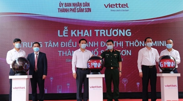 Thanh Hóa: Khai trương Trung tâm điều hành đô thị thông minh TP Sầm Sơn