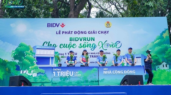 BIDV tổ chức giải chạy BIDVRun - Cho cuộc sống Xanh