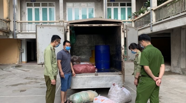 Thái Nguyên: Tịch thu và tiêu hủy 250kg thực phẩm không rõ nguồn gốc, xuất xứ