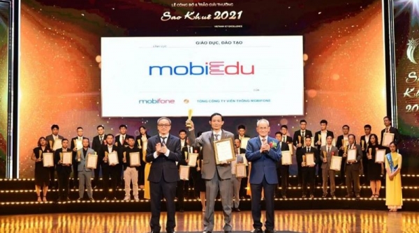 MobiFone nhận 9 giải thưởng Sao Khuê 2021