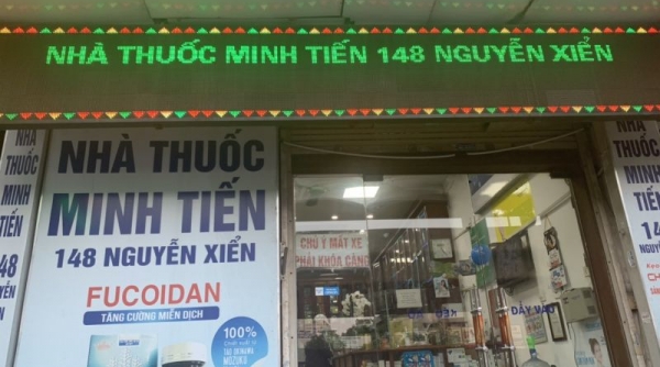 Nhà thuốc Minh Tiến (148 Nguyễn Xiển, Thanh Xuân, Hà Nội): Bán thuốc kiểu 'chợ đen' – QLTT sẽ kiểm tra xử lý
