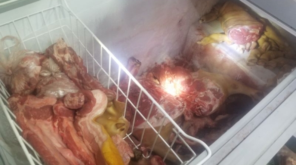 Bình Phước: Phát hiện 664 kg thịt lợn không qua kiểm dịch