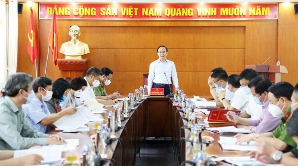 Chủ tịch HĐND TP. Hà Nội Nguyễn Ngọc Tuấn kiểm tra công tác bầu cử tại huyện Mê Linh