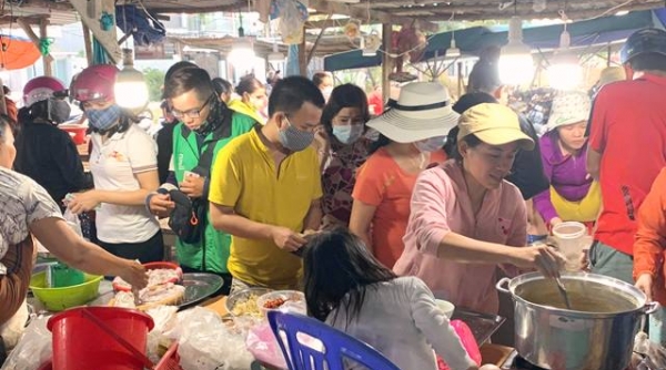 Đà Nẵng: Thông báo khẩn tạm dừng hoạt động chợ tạm Trần Đình Tri từ trưa 14/5
