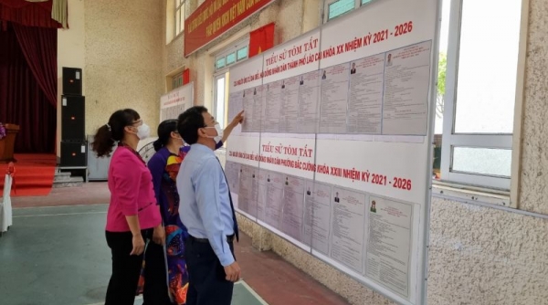 99,98% cử tri Lào Cai đi bầu cử đại biểu Quốc hội khóa XV và đại biểu HĐND các cấp
