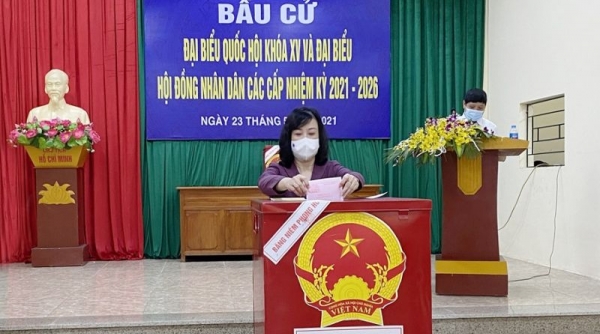 Bắc Ninh: Bí thư Tỉnh ủy Đào Hồng Lan dự khai mạc, bỏ phiếu bầu cử tại thành phố Bắc Ninh