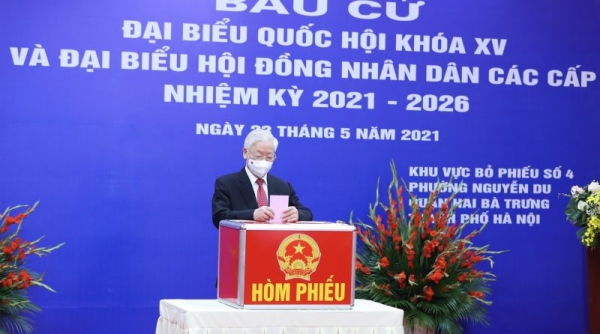 Toàn văn trả lời phỏng vấn của Tổng Bí thư Nguyễn Phú Trọng sau khi bỏ phiếu bầu cử