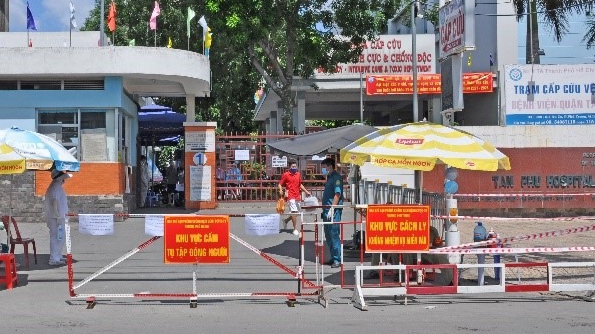 TP.HCM: Phong tỏa Bệnh viện quận Tân Phú do có ca nghi nhiễm Covid-19