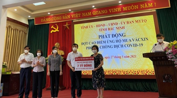 Tập đoàn Dabaco Việt Nam ủng hộ tỉnh Bắc Ninh 7 tỷ đồng mua vaccine phòng Covid-19