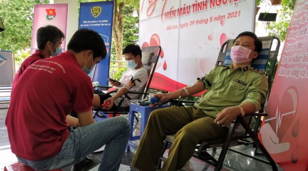 Cục Quản lý thị trường Gia Lai tổ chức Ngày hội hiến máu tình nguyện năm 2021