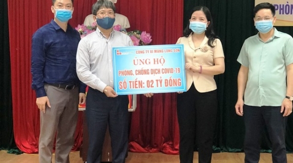 Công ty Xi măng Long Sơn ủng hộ 5 tỷ đồng phòng, chống dịch Covid-19 và Quỹ cứu trợ tỉnh Thanh Hóa