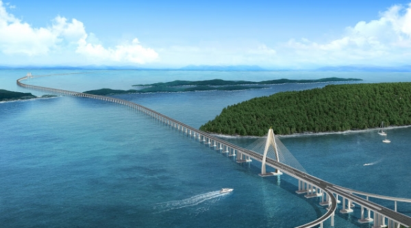 Cây cầu Sultan Haji Omar Ali Saifuddien vượt biển dài nhất Đông Nam Á