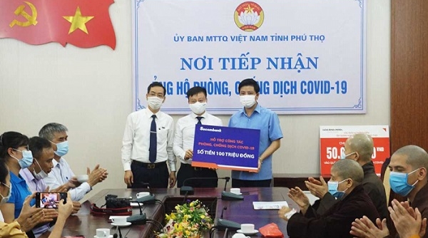 Phú Thọ: Tiếp nhận gần 700 triệu đồng ủng hộ phòng, chống dịch bệnh COVID-19