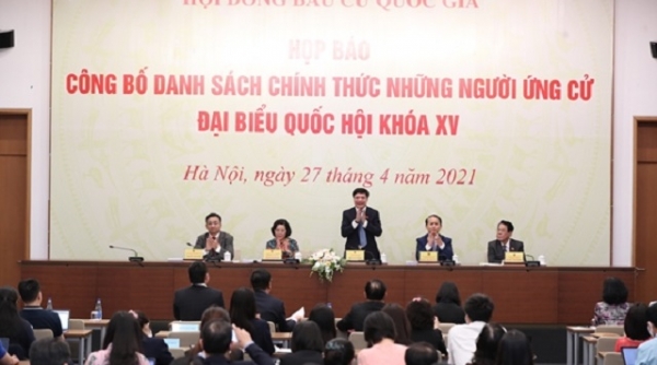 Công bố danh sách trúng cử đại biểu Quốc hội khóa XV tại đơn vị bầu cử tỉnh Thanh Hóa