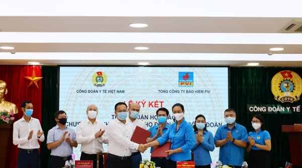 Bảo hiểm PVI và Công đoàn Y tế Việt Nam ký kết Chương trình Phúc lợi cho đoàn viên công đoàn và người lao động ngành Y tế