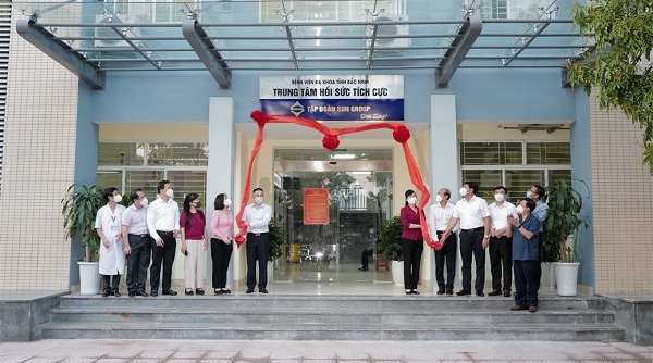 Trung tâm hồi sức tích cực tại Bắc Ninh do Sun Group tài trợ lắp đặt chính thức vận hành