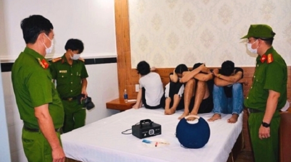 Quảng Nam: Bắt quả tang 20 đối tượng sử dụng ma túy trong khách sạn