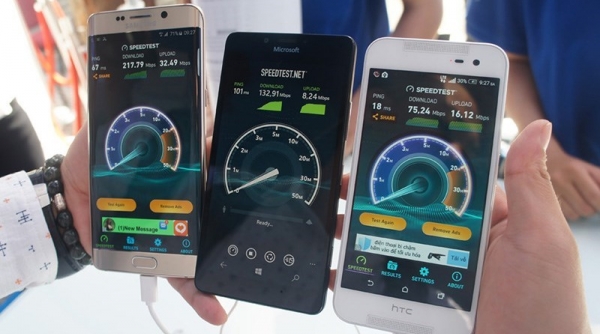 Việt Nam tăng 10 bậc xếp hạng về tốc độ Internet di động