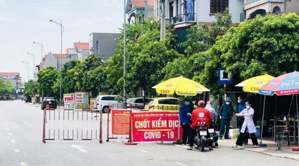 Bắc Ninh: Nhiều khu dân cư được điều chỉnh giãn cách theo Chỉ thị 15 và 19