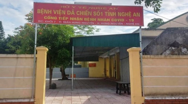 Bệnh viện dã chiến số 1 tỉnh Nghệ An đi vào hoạt động