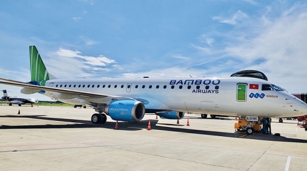Bamboo Airways đón máy bay phản lực Embraer tiếp theo, không ngừng mở rộng đội bay