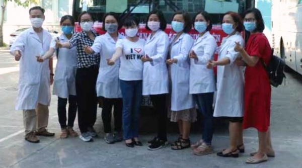 Đà Nẵng: Hơn 100 y, bác sĩ, sinh viên tiếp sức tỉnh Phú Yên phòng, chống Covid-19