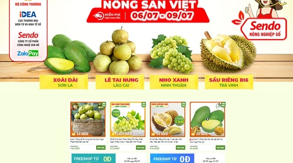 Triển khai “Tuần lễ Nông sản Việt” trên Sàn thương mại điện tử Sendo